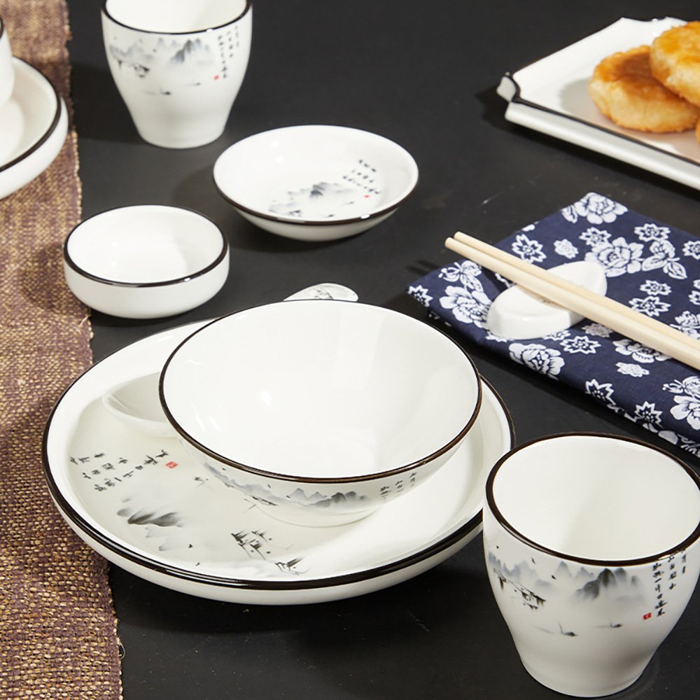 Chinese Style Originality Ceramic Tableware Cookware Sets Promotion Gift