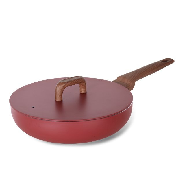Hot Wholesale non stick cookware 7pcs marble coating cookware sets with aluminum lid kitchenware set