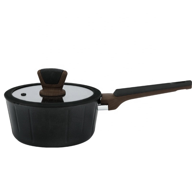 9 Pcs pots and pans kitchen aluminum non stick pots cooking saucepan cookware sets