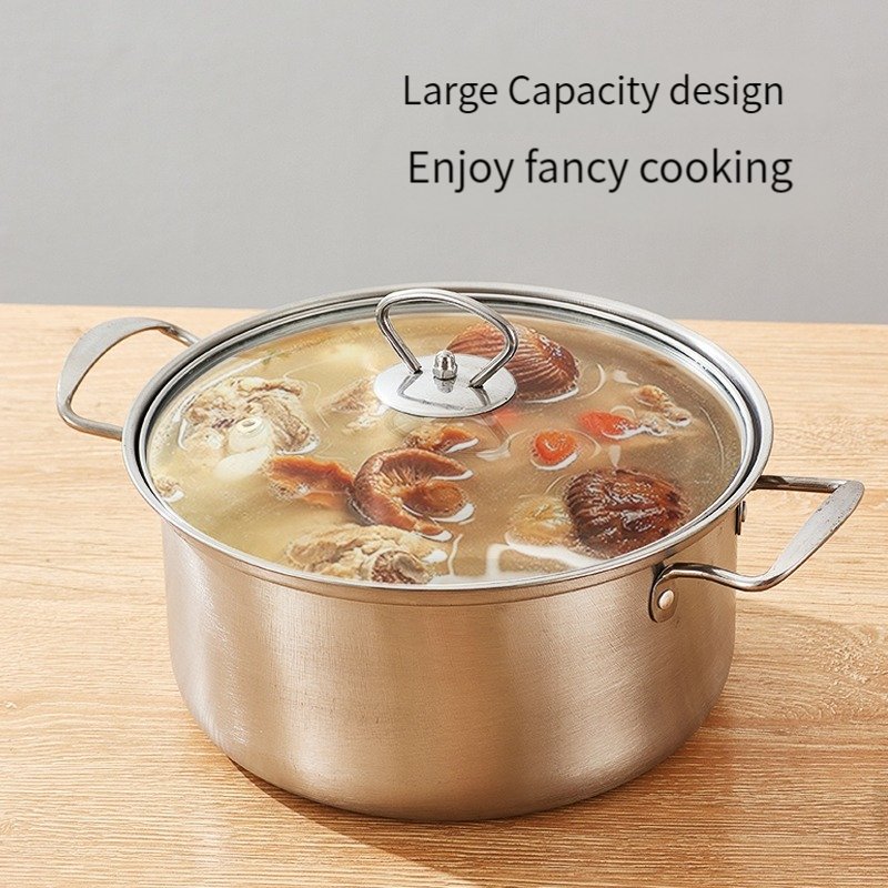 manufacturer good price good quality kitchen cooking pot set stainless steel cookware sets