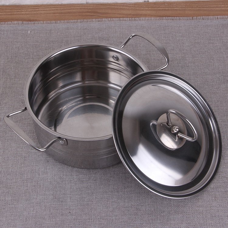 Manufacturer Wholesale Stainless Steel Non Stick Cooking Pot Cookware Set With Lid