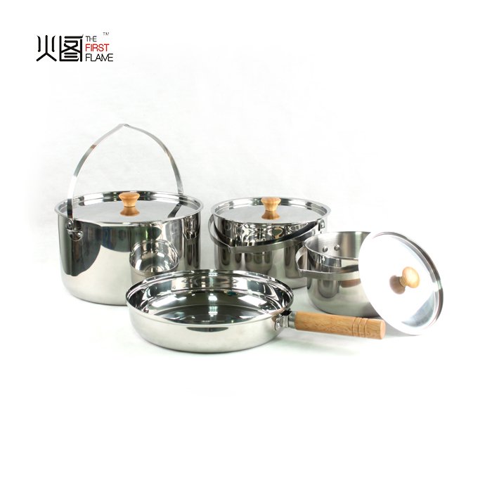7pcs Stainless steel houseware Cook set/ cookware set