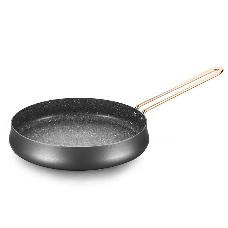 DSFOM 8519 Custom 7 Pieces Gold Cooking Soup Pots Set Marble Coated Cookware Set Non Stick