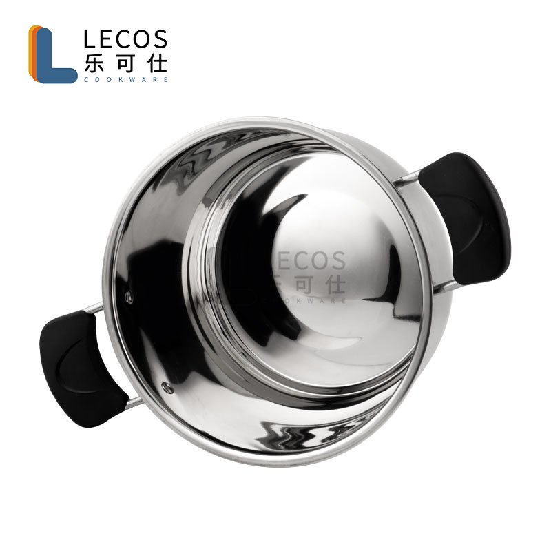 Stainless Steel Material Casserole with Glass Lid Soup Pot Stock Pot Cooking Pot Cookware Set