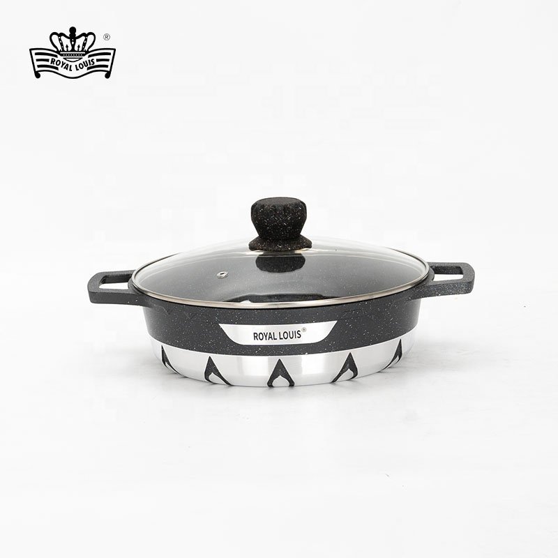 10 pcs large size die cast aluminum non-stick cooking pots kitchen pot set cooking pot set non-stick cookware granite