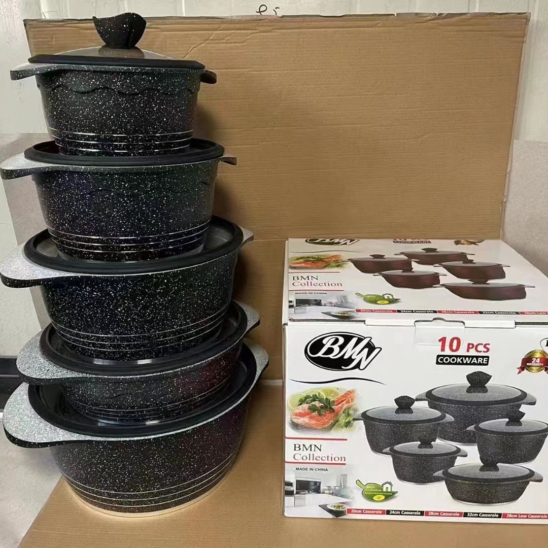 4 Colors Per Carton Die Casting Aluminium Cooking Pots