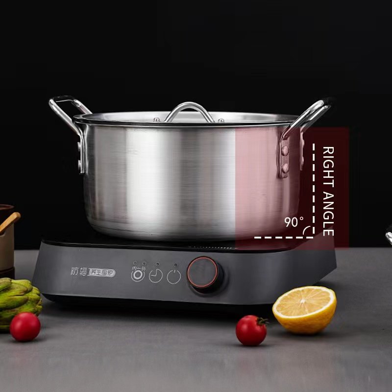 Cooking Casseroles 7 pieces aluminium cookware-set Asian Zen non-stick pots