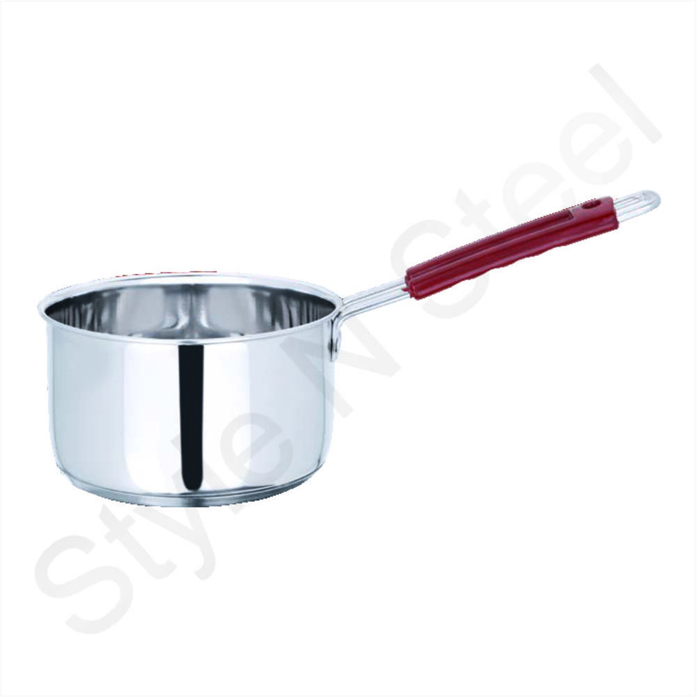 Sauce Pan With Wire Handle Stainless Steel Cooking Pot Used for preparing tea coffee boiling milk & cooking