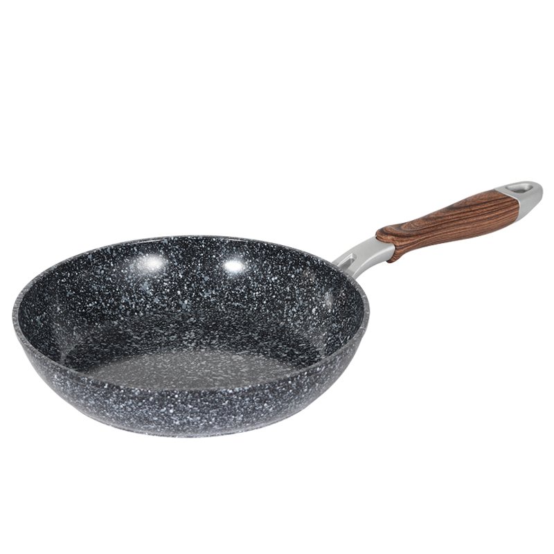 Aluminum ceramic marble Cooking Pot Cookware Set Pots Set Cookware Set Cooking with wooden handle