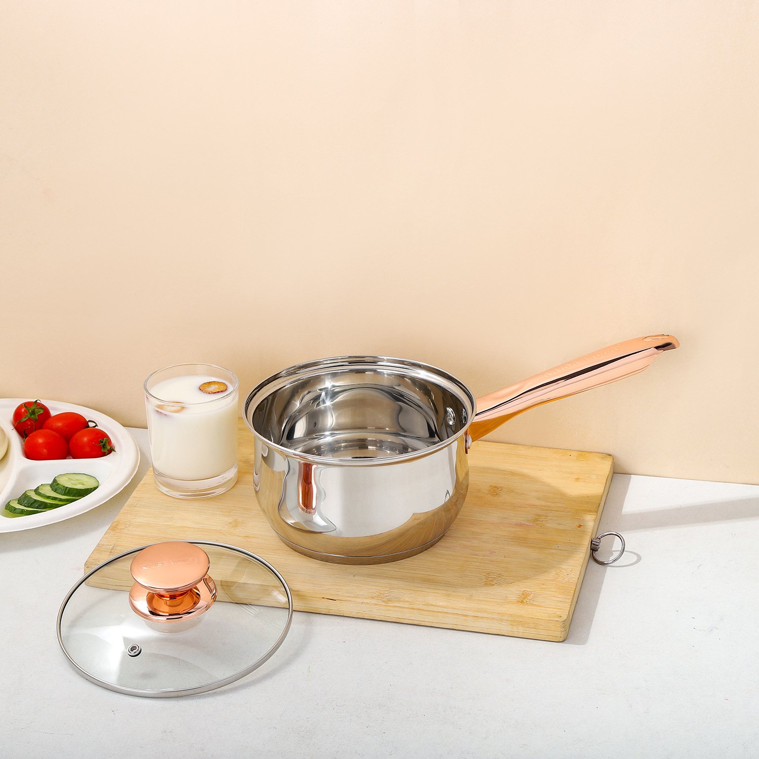 12pcs Stainless Steel Induction Cooking Kitchenware Pot Set Kitchen Cookware Pots and Pans with Casserole Pot