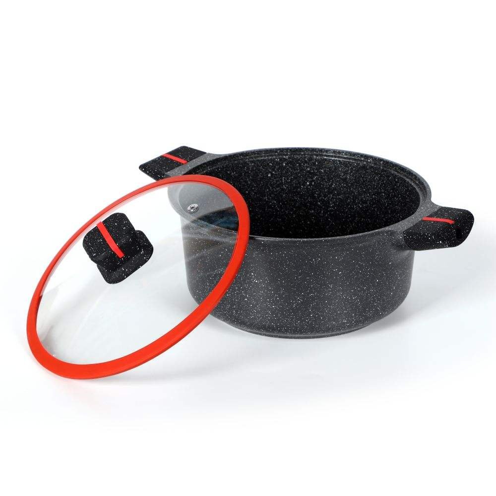 Kala 10pcs Pots and Pans Set Nonstick Healthy Kitchen Cookware Sets Induction Cooking Set Granite Stone Frying Pans
