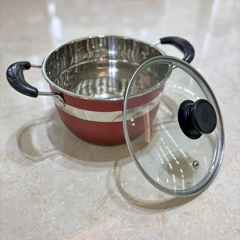 Factory Direct Kitchen soup pot Stainless Steel Cookware Sets Pots and Pans Non Stick Cooking Pot Set