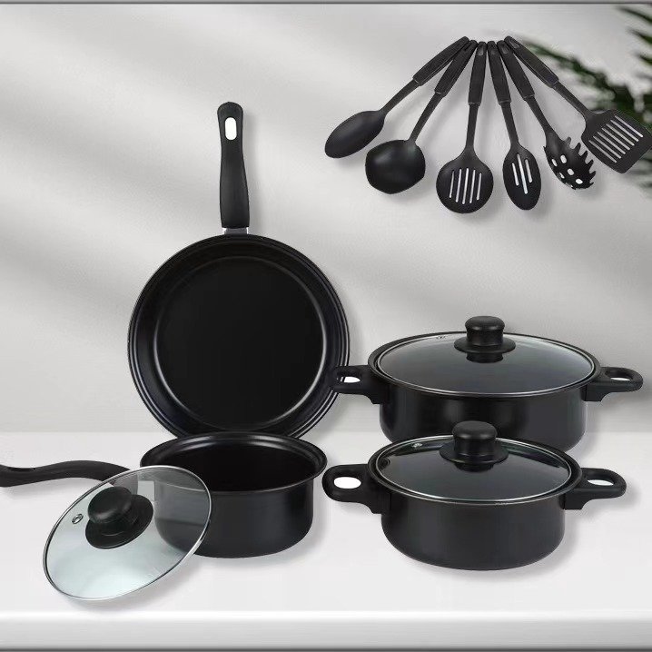 Kitchen Cookware Set 13-Piece Non-Stick Cooking Pots Kitchen Pan Set Kitchenware Gifts for Friends and Family