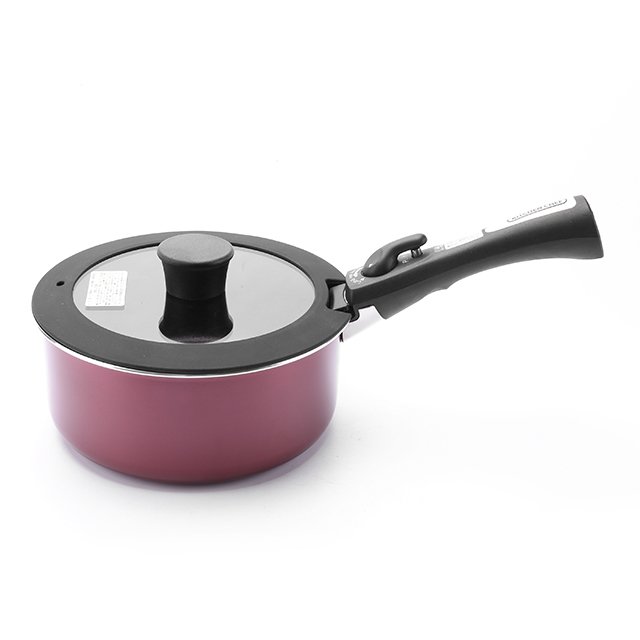 Die cast Kitchen Milk Pots Pans Aluminum Alloy non stick cookware set