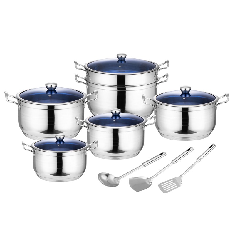 Xinyuan cast iron cookware set enamel factory wholesale glass pots for cooking set cookware cooking glass pot