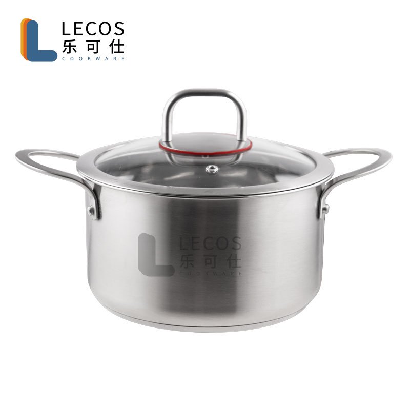 The New Listing Stainless Steel Kitchen Pot Cookware Set Cooking Durable Steel pots and pans