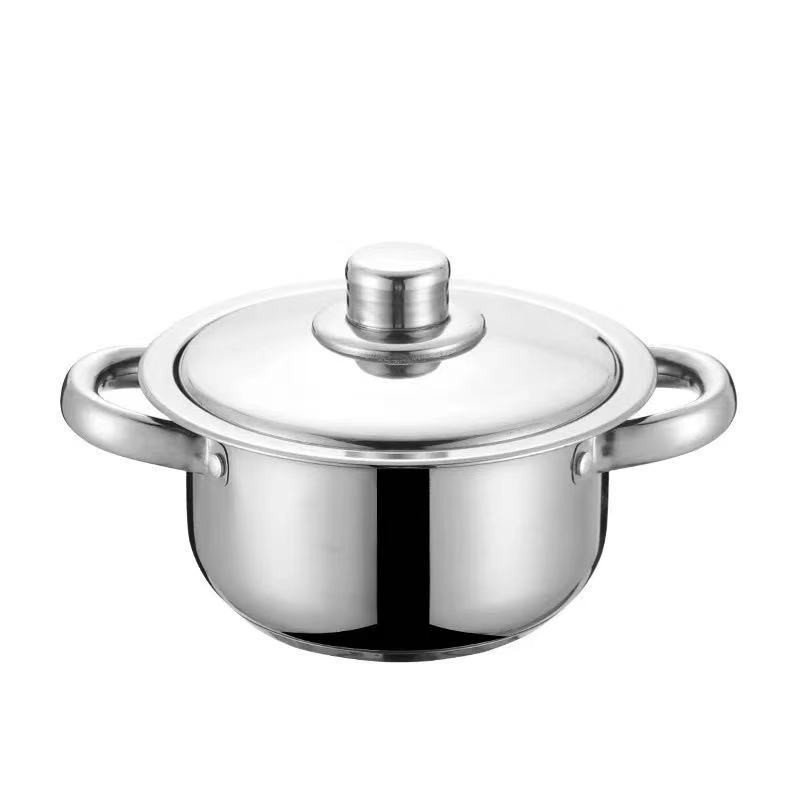 high quality 10 pcs stainless steel Cookware Set thicken stainless steel sets