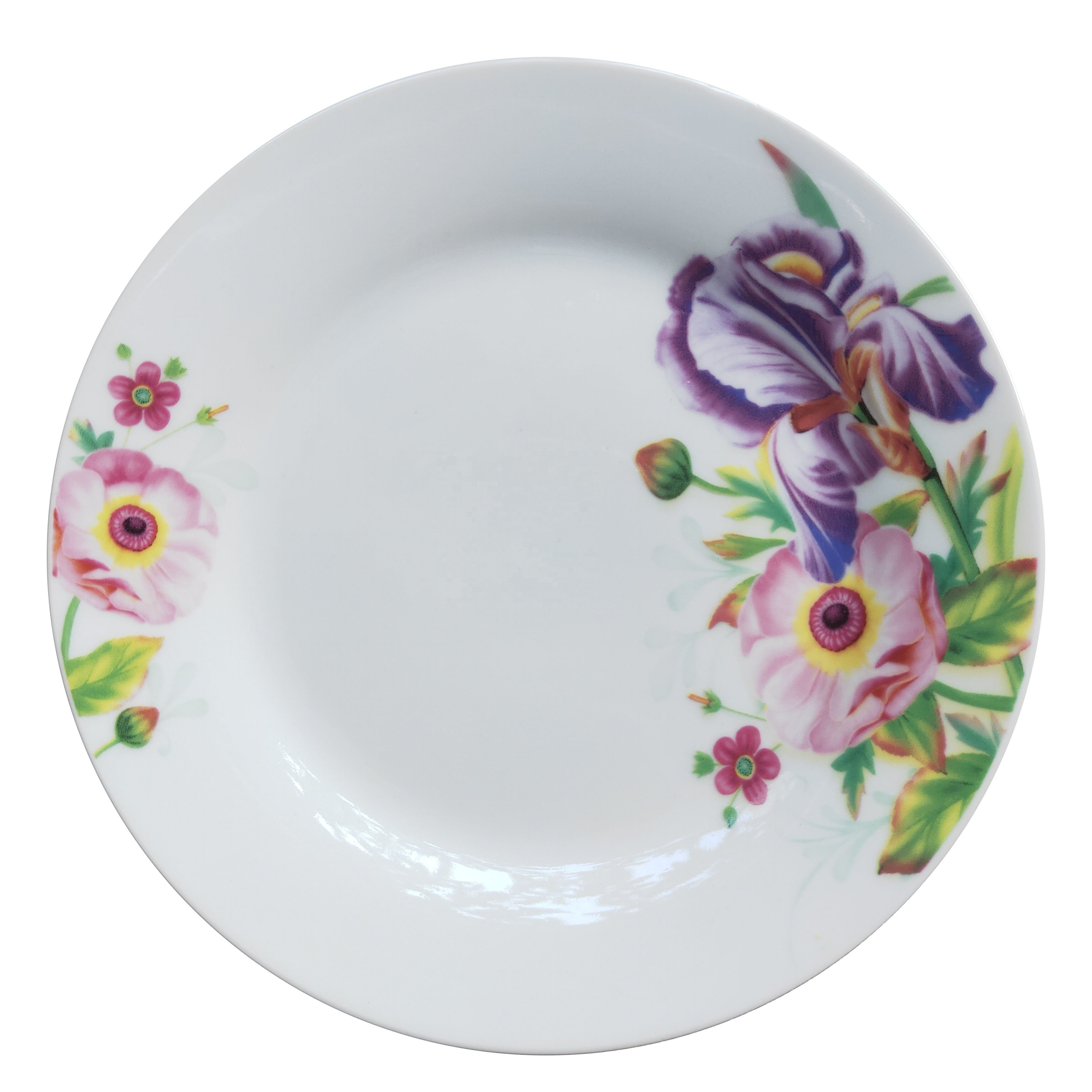 8 inch traditional technology Porcelain ceramic dinner plates porcelain dishes dinnerware set