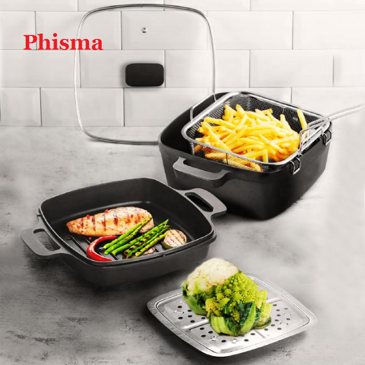 Professional Recommended Multi Functional Set 5 In 1 Nonstick Aluminium Cookware Set For Kitchen