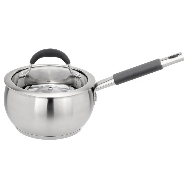 8pics wholesale kitchenware saucepan cooking pots sets casserole pots and pans stainless steel cookware set