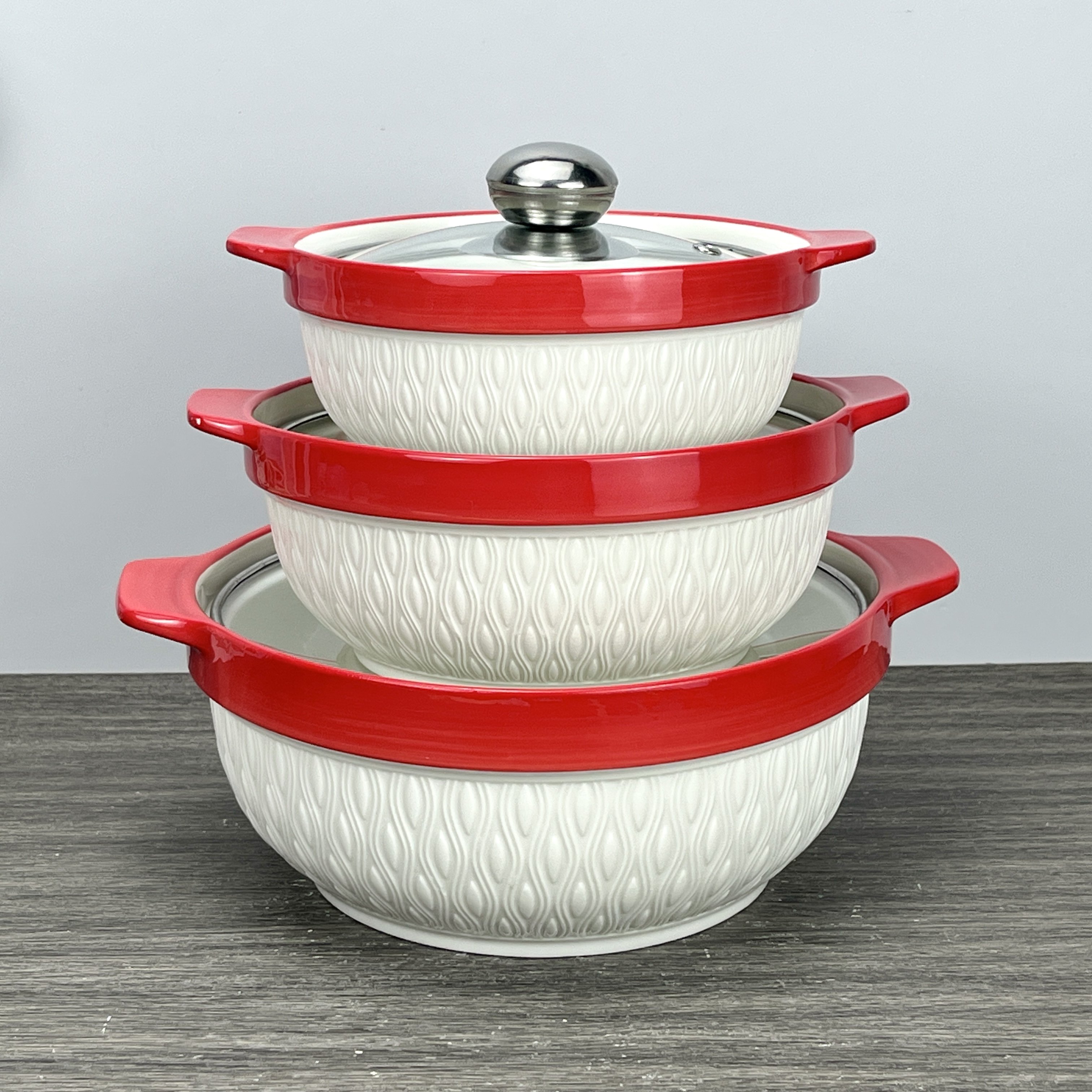 Kitchen Pots Supplies Items Wares Wholesale non stick Cookware Sets Dinnerware Utensils Ceramic Soup Pot Cooking Pot Sets