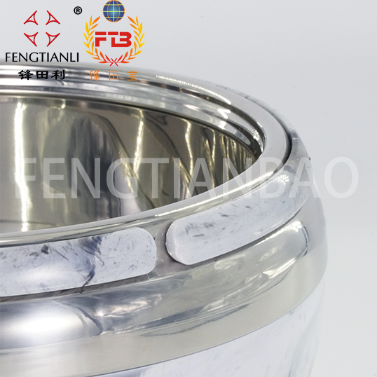 stainless steel cooking pots 4PCS+Milk Tea Bucket10.0L cookware set stainless steel soup pot Large set 3/5/7/12L