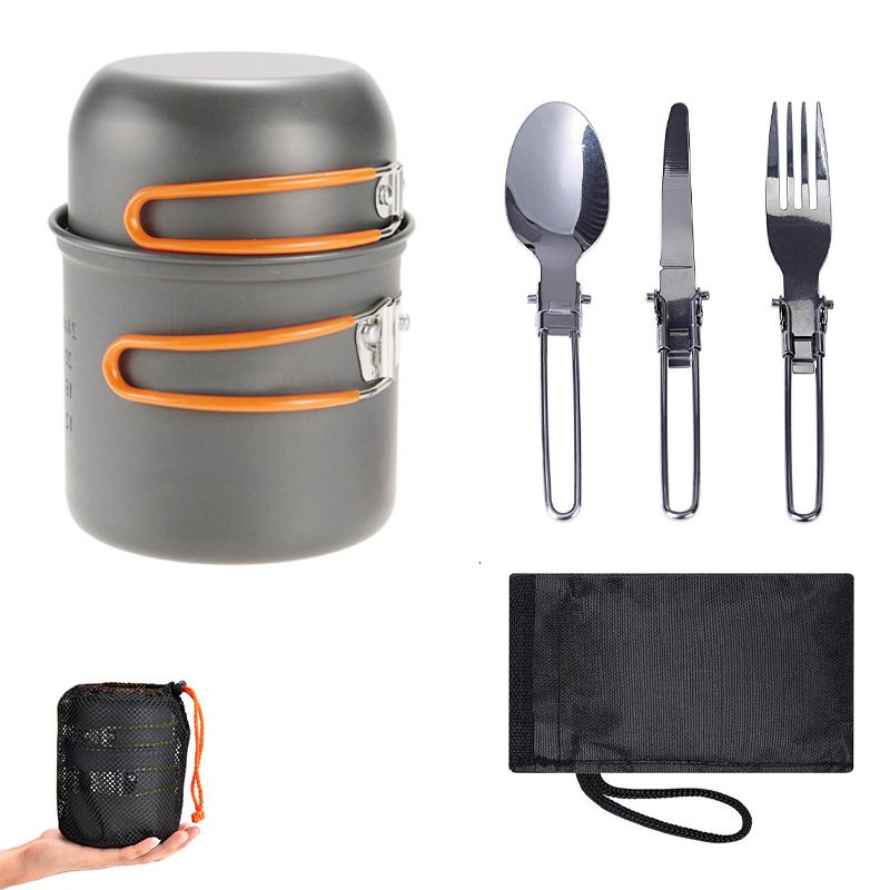 Pure Titanium Products Camping Pots Lightweight Portable Hiking Outdoor Cookware camping set cookware