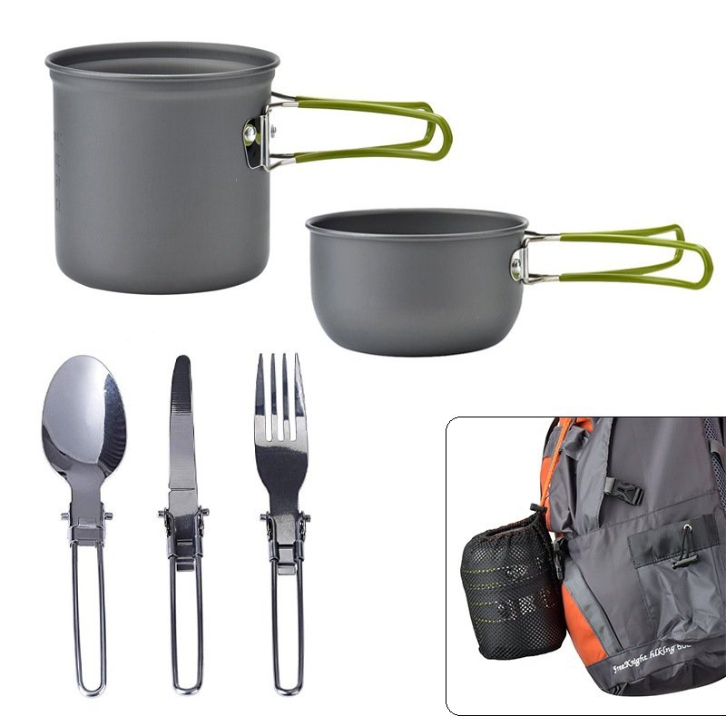 Pure Titanium Products Camping Pots Lightweight Portable Hiking Outdoor Cookware camping set cookware