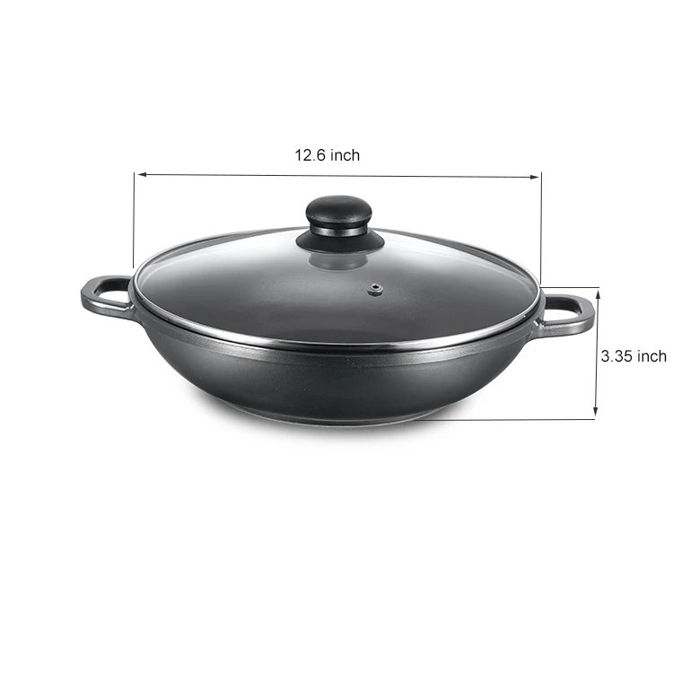Eco-Friendly Coating Die Cast Non-Stick Ceramic Granite Marble Stone Coating Cookware Sets