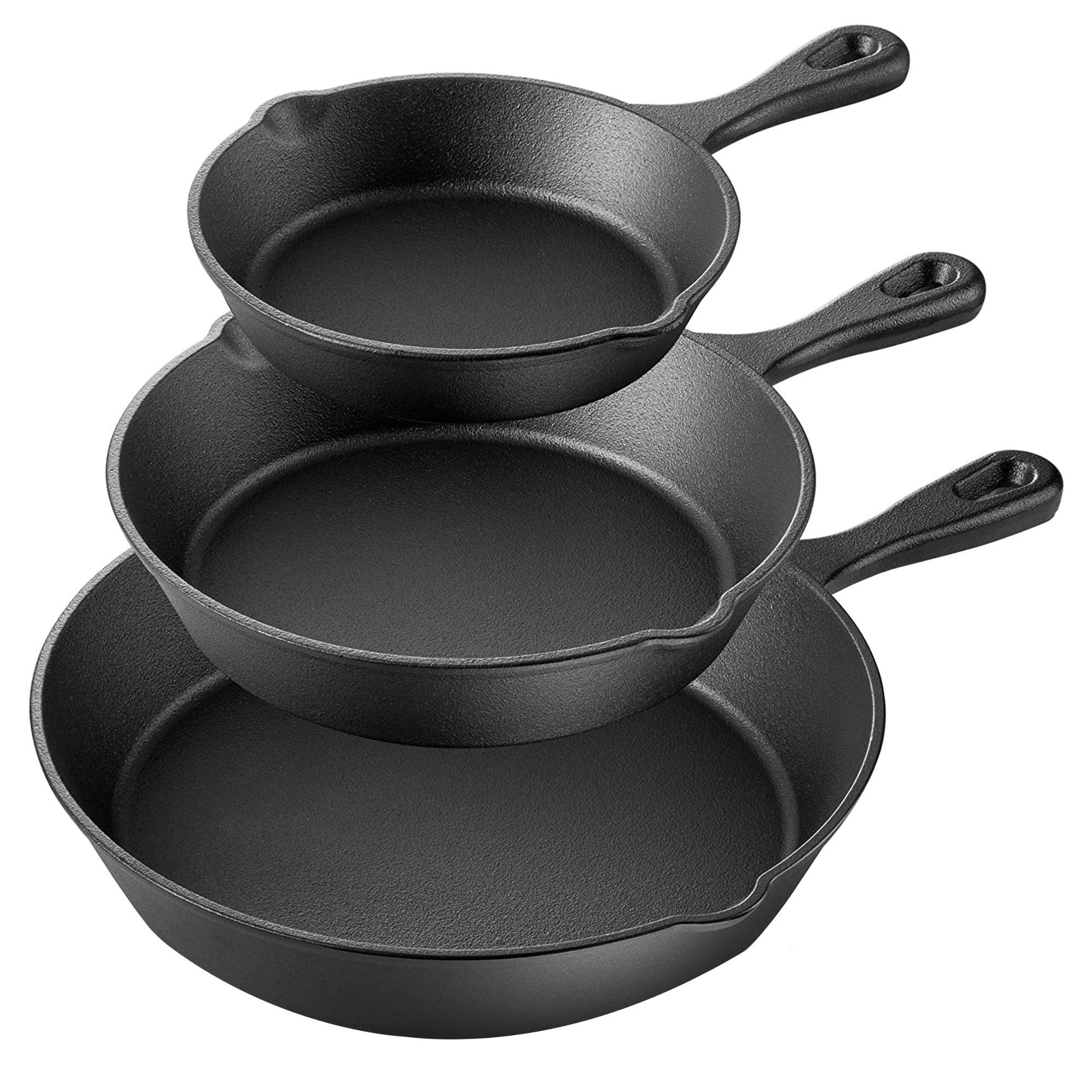 Factory Ready Stock 16/20cm Classic Pre-seasoned Cast Iron Fry Pan 6.3''/7.9'' Cast Iron Frying Pan Skillet