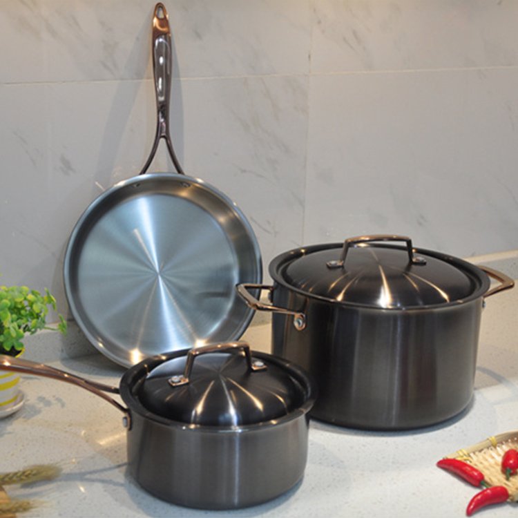 Good Quality Nonstick Stainless Steel 6 Piece Induction Cookware Set