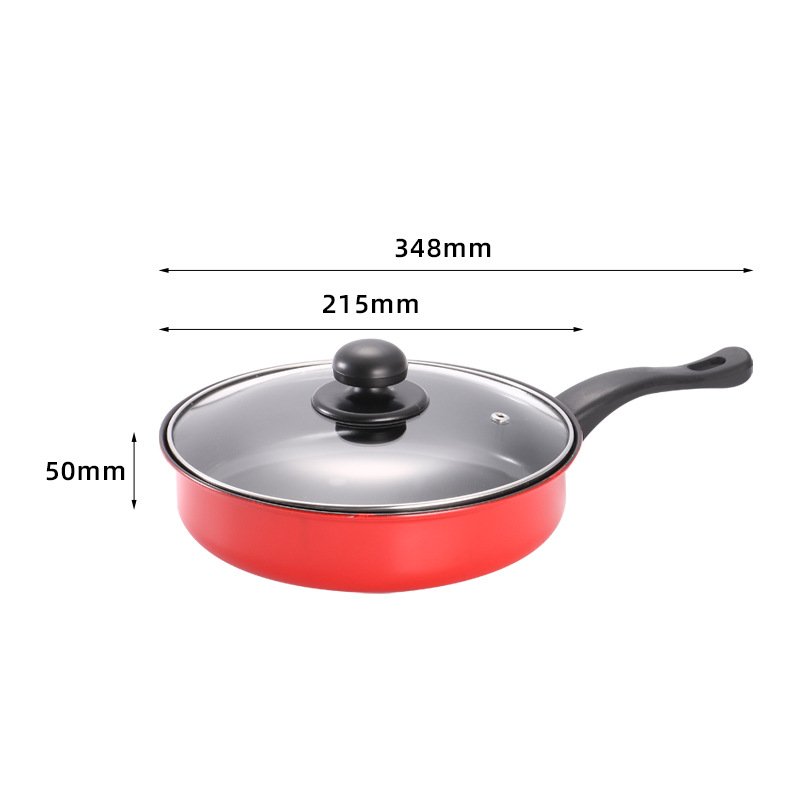 Hot selling 3pcs cheap, kitchen housewares iron non stick kitchen cookware sets Eco-friendly pots and pans sets/
