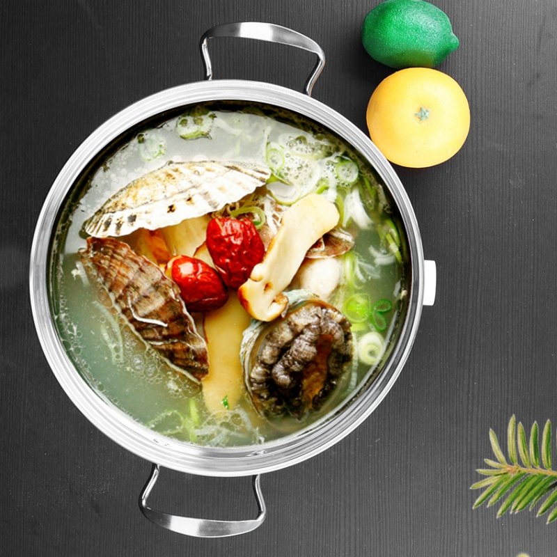 18pcs Outdoor camping stainless steel utensils soup fry pans product kitchen tools cooking pots sets cookware
