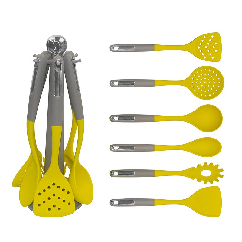 Eco Friendly Non Stick Kitchenware Cookware Heat Resistant Silicone Kitchen Cooking Utensils Set