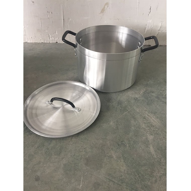 4Pcs Africa Hot Sell Aluminum Polished Cooking Pot Set 24/27/30/33CM Kitchenware Aluminum Cookware Set Satin Finished