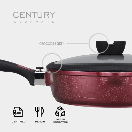 New Arrival Aluminum Die Casting Wok Set Non Stick Handle Deep Frying Pan Grill Pan Non-Stick Cookware Sets