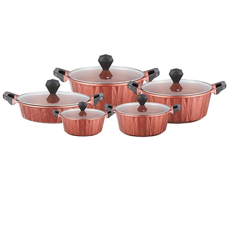 die cast aluminum casserole cookware set