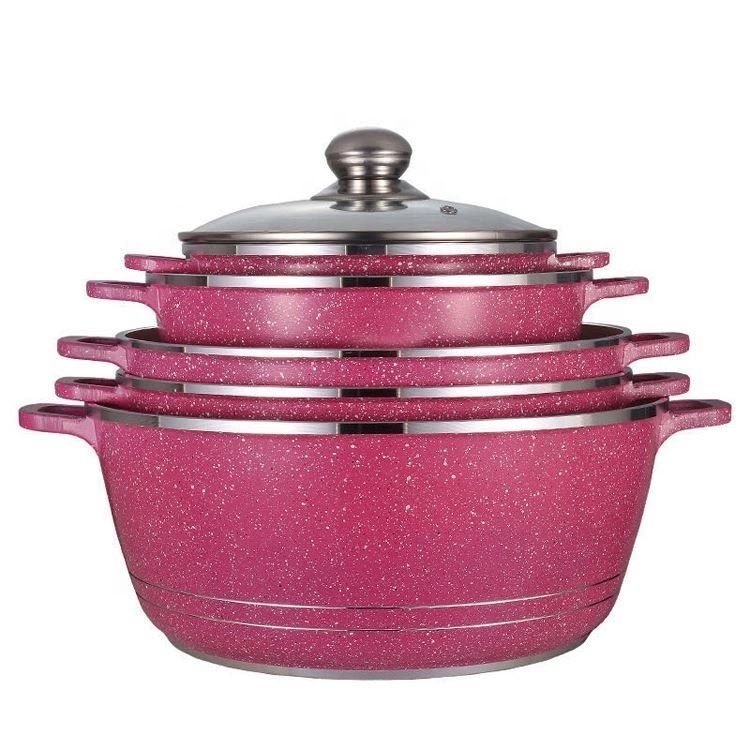 10 PCS Kitchenware Set Non Stick Cookware Kitchenware Customized Logo Non-stick Cookware Sets