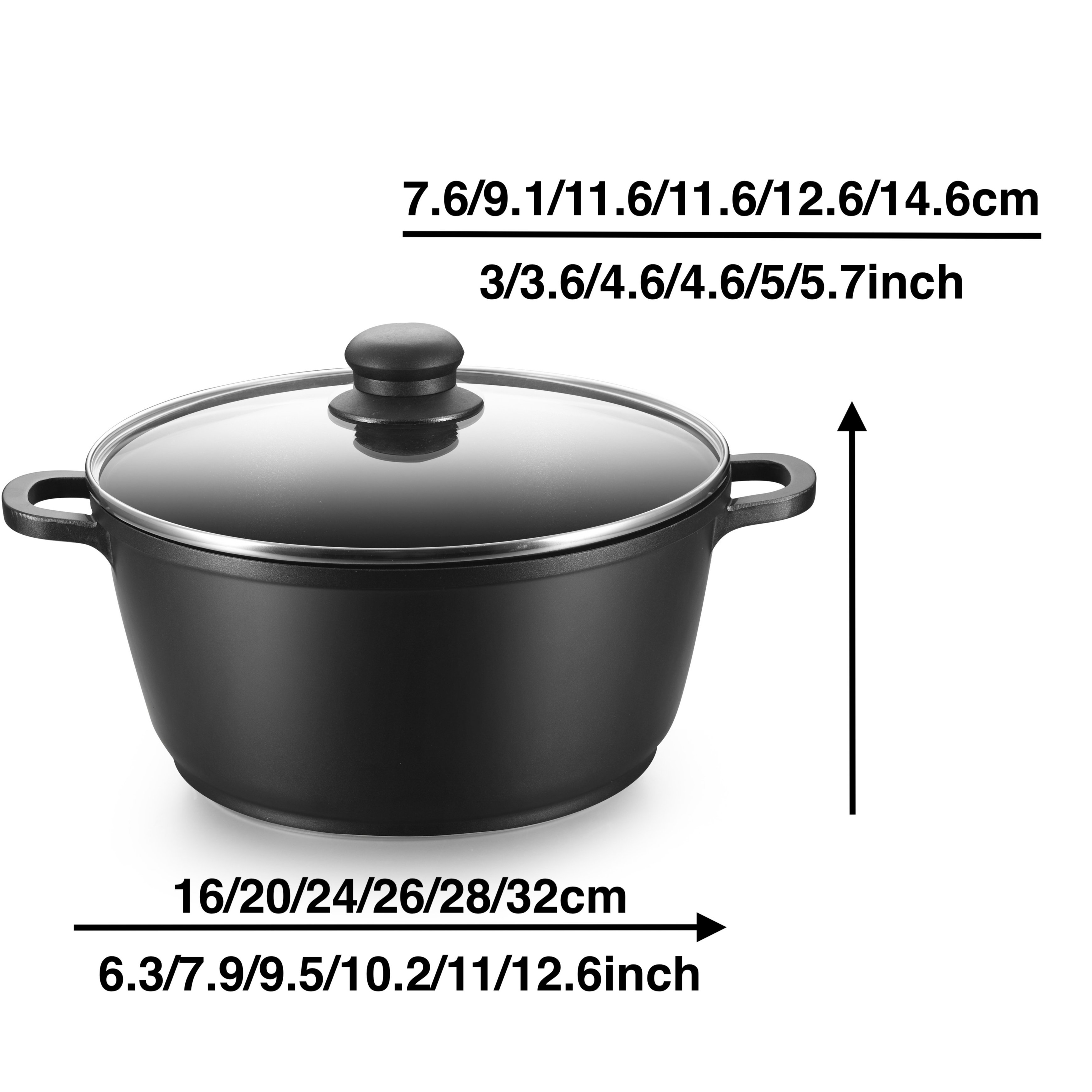 OEM Non Stick Coating Casting Aluminum Cooking Pot Set Marble Cookware Utensils Set Kitchen