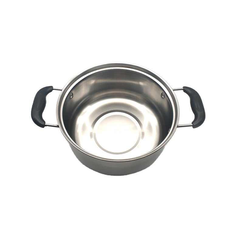 Cheap wholesale soup stock cooking pot bakelite handle 10pcs stainless steel cookware sets casserole set