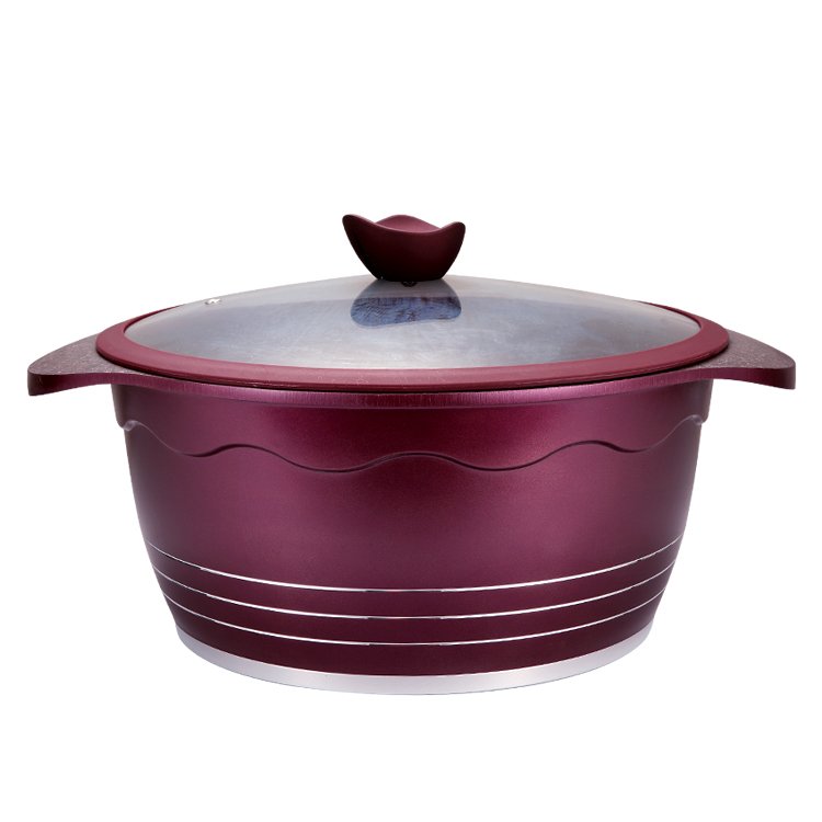 RTS Aluminium Cookware Set High Performance Non Stick Granite Material Cooking Pots and Pans