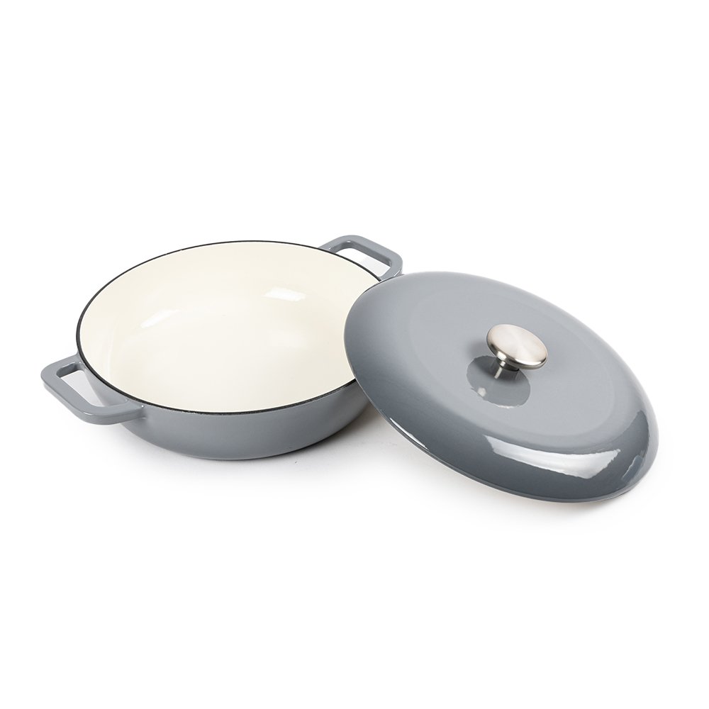 Smartpan Wholesale Customized Enameled cast iron Pot nonstick Kitchen Product Casserole Oven with lid