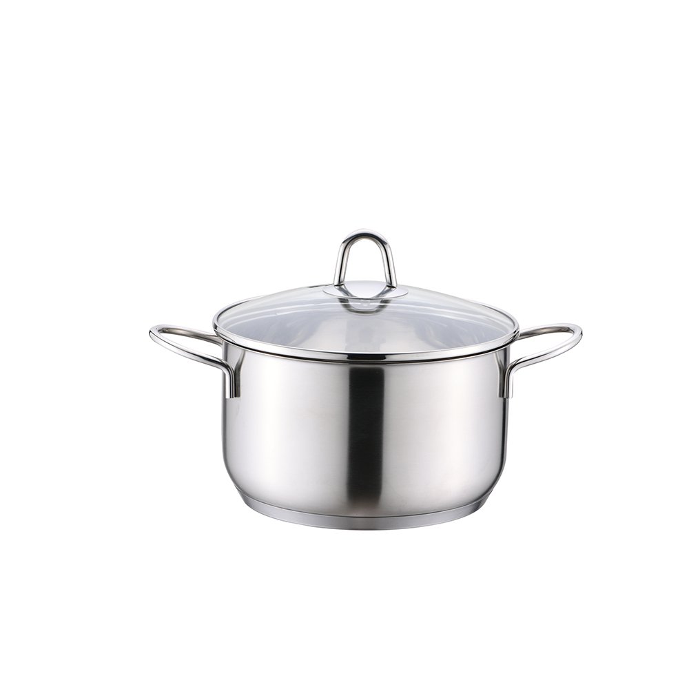 Wholesale 7 Pcs Satin Polishing Surface Steel Cooking Pot Ware Cookware Set Stainless Steel Cooking Pot Set