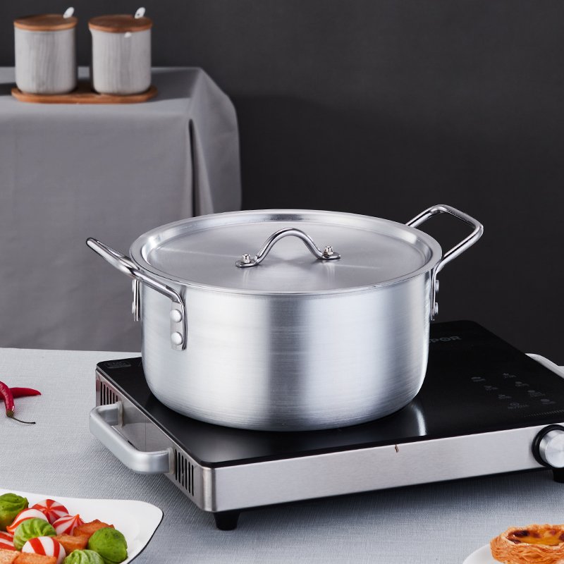 Hot Selling 7PCS Aluminum Cooking Pot Set New fashionable Cooking WareHome Style Pots And Pans Cookware Sets