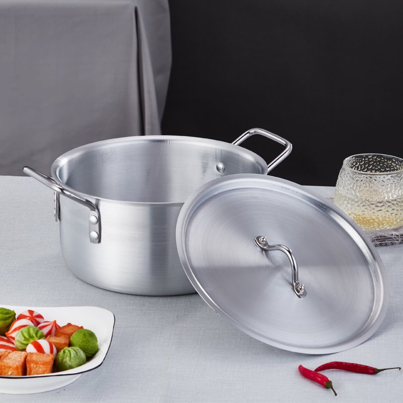 Hot Selling 7PCS Aluminum Cooking Pot Set New fashionable Cooking WareHome Style Pots And Pans Cookware Sets