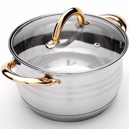 Europe Style Cookware Set Stainless Steel Casserole Pots and Saucepan Set