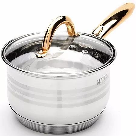 Europe Style Cookware Set Stainless Steel Casserole Pots and Saucepan Set