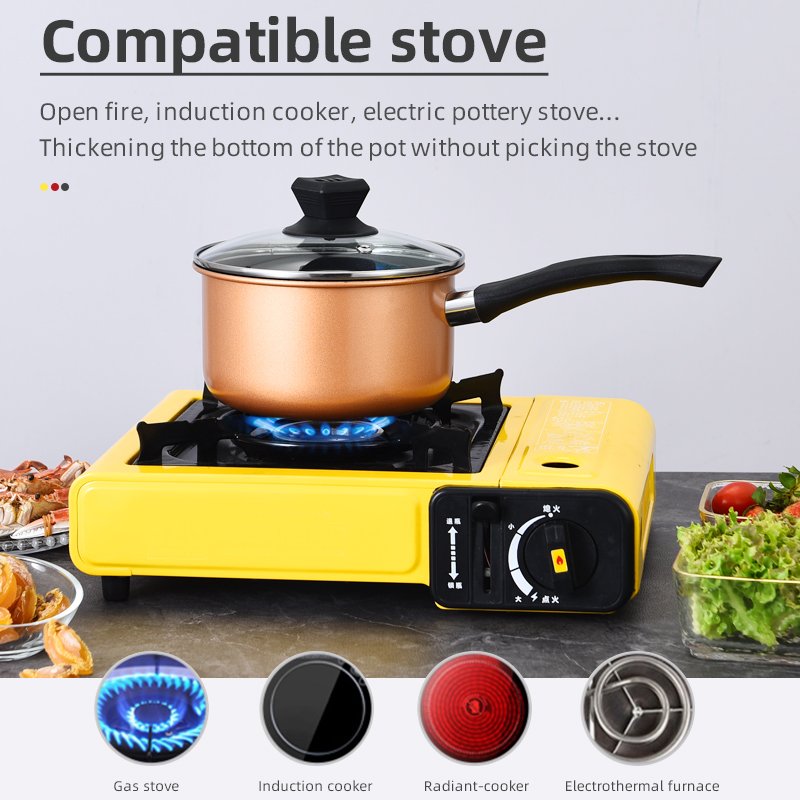 High Quality Cooking Set Three Piece Carbon Steel Kitchenware Non-Stick Cookware Set Cooking Pot