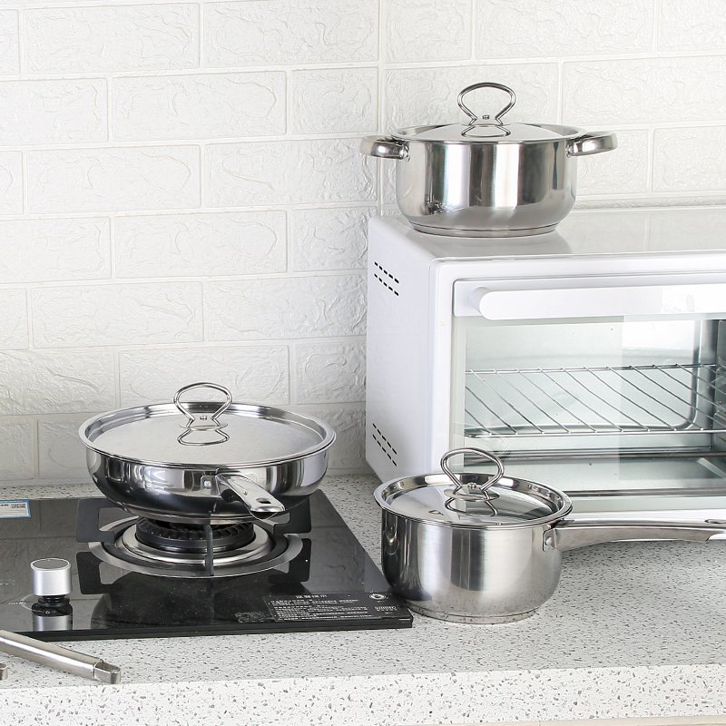 Premium Stainless Steel Nonstick Cookware Sets Factory Wholesale Ollas de Cocina y Freidoras
