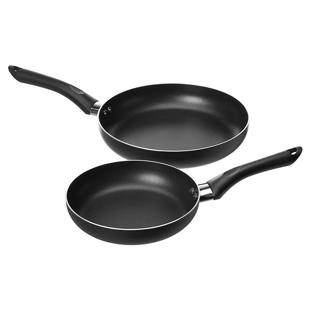 Aluminum nonstick Cookware Sets with bakelite handle in black color